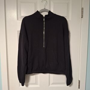 dip Black Half-Zip Sweatshirt